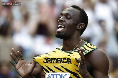 Bolt, Gatlin through to 100 final at World Athletics Championships