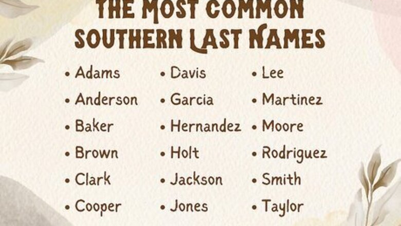 180+ Popular & Unique Southern Surnames (with Meanings)