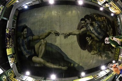 At Argentina Football Club, Diego Maradona is God, Lionel Messi is Adam