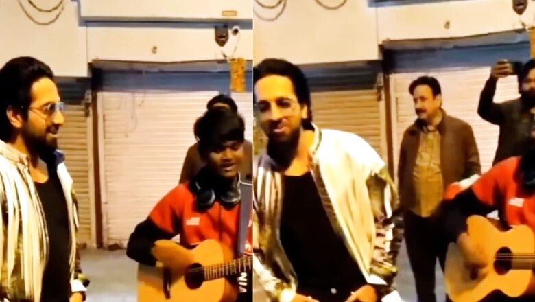 Ayushmann Khurrana Keeps His Promise, Meets Delhi Singer For Impromptu Jam Session