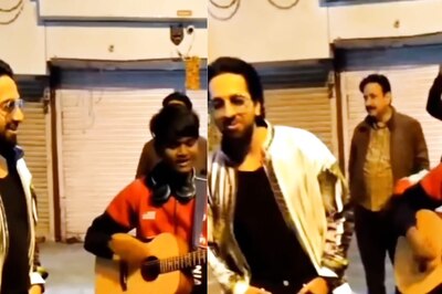 Ayushmann Khurrana Keeps His Promise, Meets Delhi Singer For Impromptu Jam Session