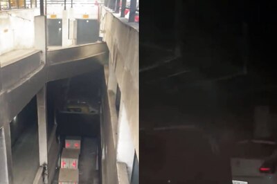 Delhi: Over 20 Cars Gutted in Massive Fire at West Delhi Multi-storey Parking Lot | WATCH