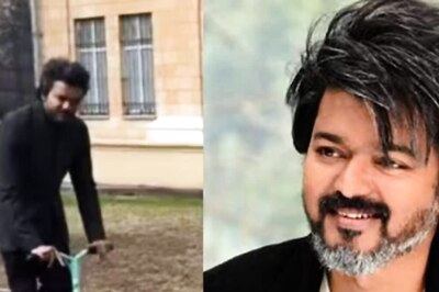 Watch: Thalapathy Vijay Enjoys A Kick Scooter Ride In Russia During GOAT Shoot