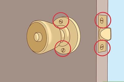 How to Remove a Door Handle
