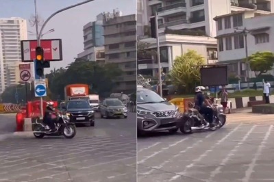 Whose Fault? Video of Mumbai Biker Getting Hit While Speeding on Wrong Side of Road Goes Viral