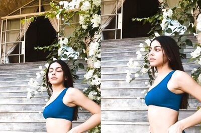 Sexy! Alaya F Raises Temperature In A Blue Bikini; Fans Call Her ‘Hotness Overloaded’