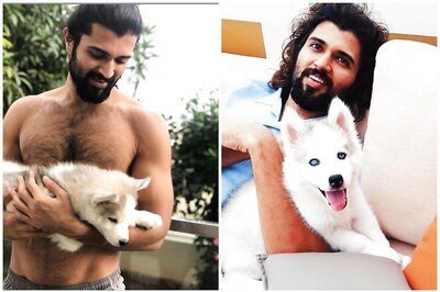Vijay Deverakonda Poses Shirtless with His 'Cute Beast' Storm, Fans Call Him 'Hot and Handsome'
