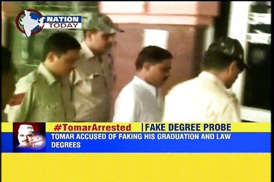 Tomar's name not found in Bundelkhand University records