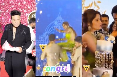 Arti Singh Cuts Huge Cake, Dances Her Heart Out at Sangeet; Govinda Skips Niece's Ceremony | Watch
