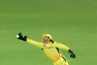 WATCH: 42-Year-Old MS Dhoni Drops Catch To Dismiss Andre Russell From Behind The Stumps