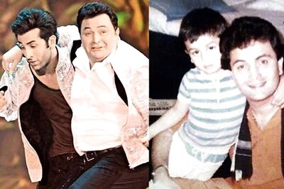 Sanju: Ranbir Kapoor Gives Jaadu Ki Jhappi to Rishi Kapoor on Father's Day, Shares Adorable Father-Son Moments With Fans