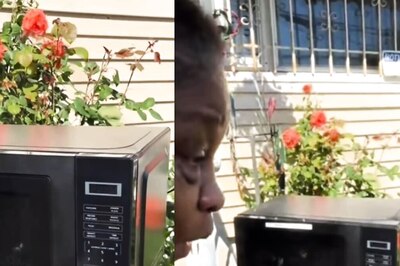 Elderly Woman Turns Old Microwave Into Mailbox. Internet Calls Her ‘Upcycling Queen’