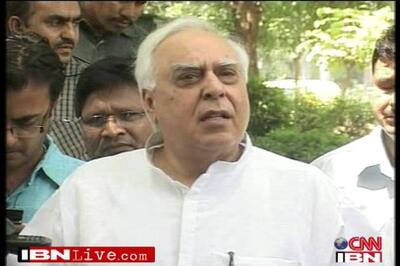 Sibal may be new Law Minister, CP Joshi likely to get Railways