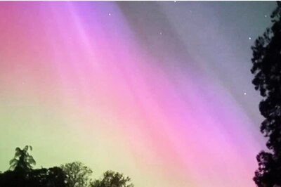 Northern Lights Paint UK, Europe Skies In Shades Of Pink, Purple And Green