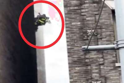 Watch | NYC Firefighters Rescue Three People Dangling from Window of Burning Building with Rope