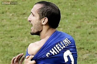 World Cup 2014: Chiellini calls Suarez's ban for biting him 'excessive'