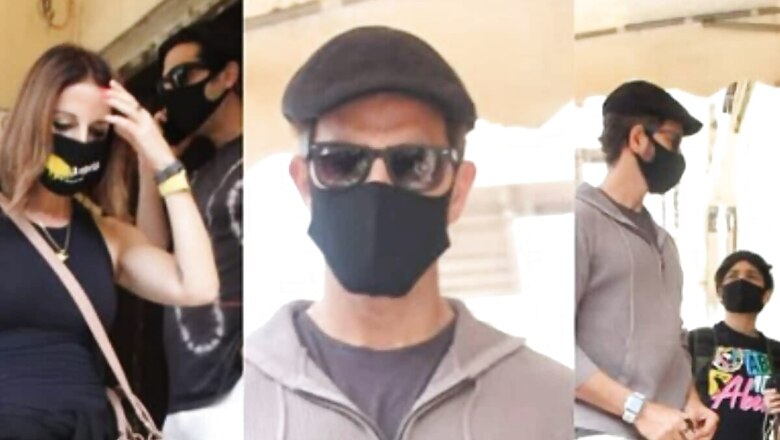 Hrithik Roshan and Ex-wife Sussanne Khan Enjoy Movie Outing With Kids, See Pics