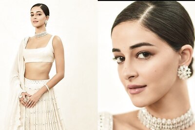 Ananya Panday Looks 'Dreamy' In A White Lehenga Ahead Of Dream Girl 2 Release; Fans Call Her 'Gorgeous'