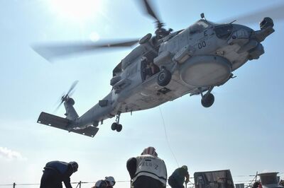 US Navy Helicopter Crew Survives Crash into Pacific Ocean Near California