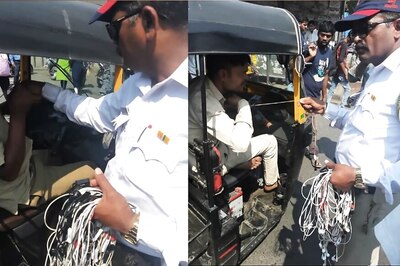 Mumbai Traffic Police Burns Headphones of Autorickshaw Drivers: Watch Video
