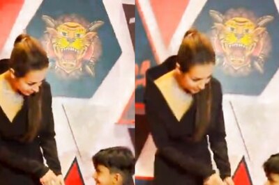 Malaika Arora Stuns In Black Gown, Asks Cute Little Boy, 'Are You My Date?'