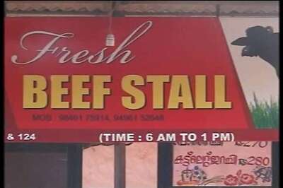 CPI MLA consumes beef during demo against Dadri lynching