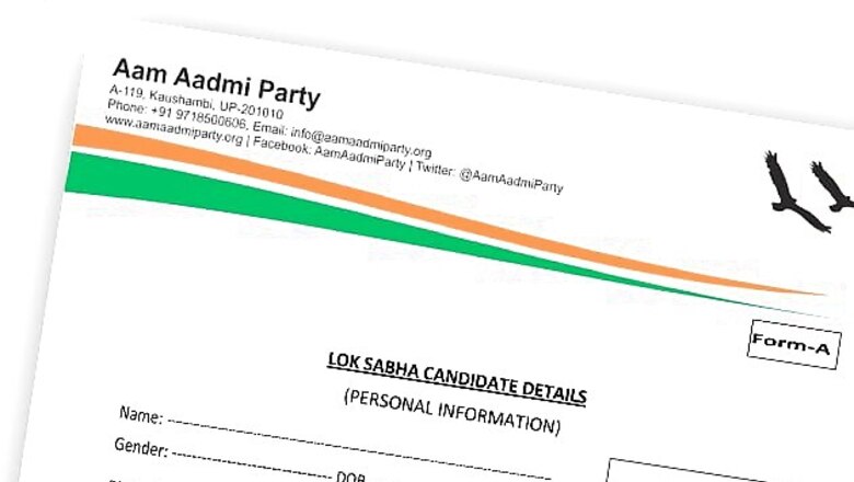 Want to contest 2014 Lok Sabha polls for AAP? Fill this form