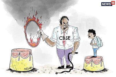 Leaking Ship, Squished Kids and Sleepy Javadekar: The Circus of CBSE Exams in Cartoons