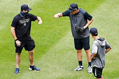 Tanaka throws 1st bullpen since hit by liner on July 4