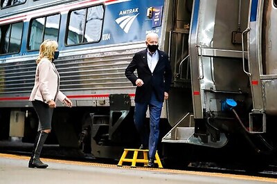 Amtrak Rider-in-chief Biden Embarks On Rust Belt Train Tour