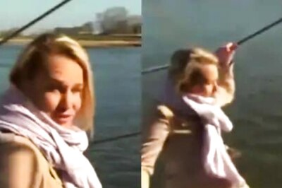 Old Video Of A Journalist Falling In Water In The Middle Of Interview Is Fake