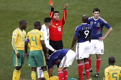 South Africa exit, eliminate France