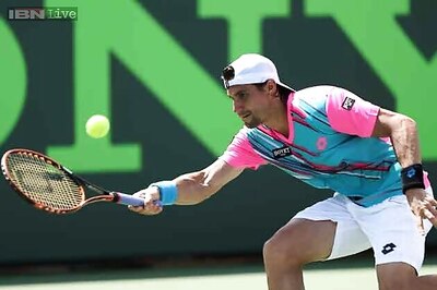 Spain's David Ferrer advances at Sony Open