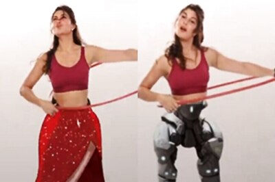 Jacqueline Fernandez Creates 'Magic' With Hula Hoop