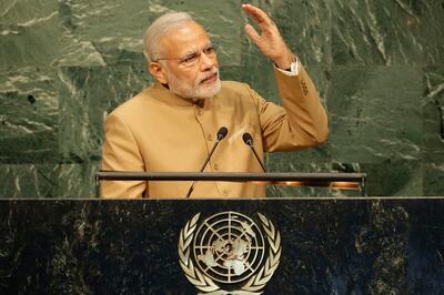 PM Modi calls for a world without poverty at UN, says peace and justice key to sustainable progress