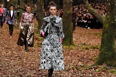 Chanel Walked Models Into Woods at Paris Fashion Week