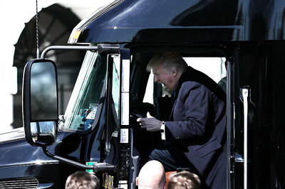 Donald Trump Takes a Break From White House to Drive a Truck