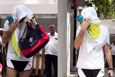 Ibrahim Ali Khan Spotted Hiding His Face From Paps, Gets Snapped Outside Gym; Watch Viral Video