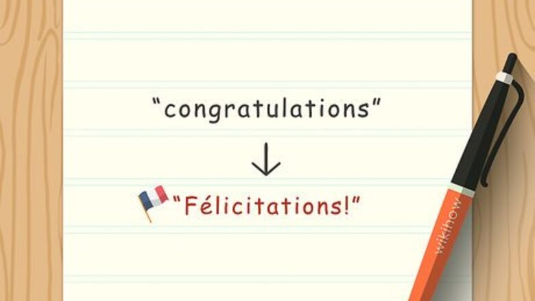 How to Say Congratulations in French