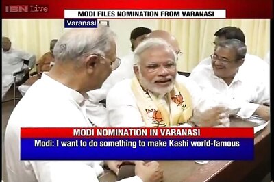Live: Modi says will make Varanasi the spiritual capital of India, to file nomination shortly