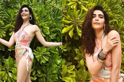 Karishma Tanna Looks Her Sexiest Best As She Poses In a Swimsuit; Photos You MUST NOT Miss