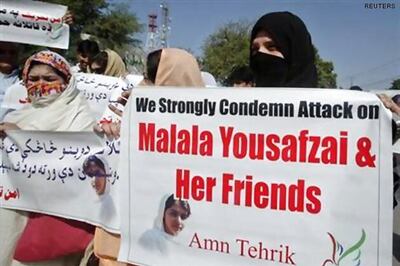 Zardari phones Malala's father, slams militants