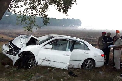 Snapshot: Jaspal Bhatti's car that met with the accident