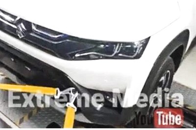 2022 Maruti Suzuki Vitara Brezza Leaked Photos Confirm Sunroof Amongst Design Updates