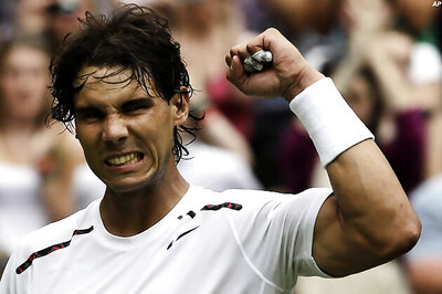 After shaky start, Nadal wins in straight sets