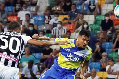 Cristiano Ronaldo Starts On The Bench as Juventus Waste 2-goal Lead to Share Points With Udinese