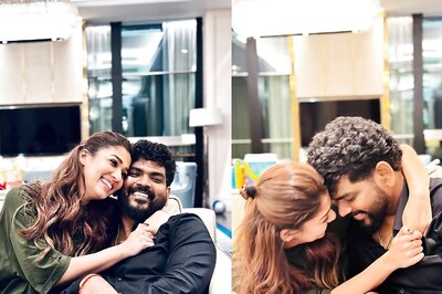 Nayanthara Hugs Vignesh Shivan, Jawan Star Is All Smiles As Hubby Says 'Love You' | Photos