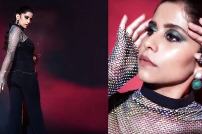 Actress Sai Tamhankar Steals The Show In Black Netted Shimmery Top; See Pictures