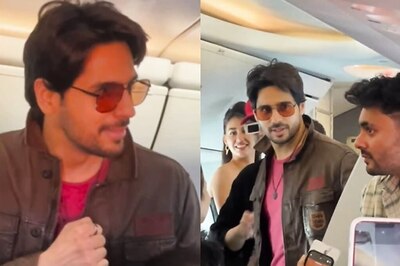 Sidharth Malhotra Surprises Passengers On Flight, Shakes Hands With Them As He Promotes Yodha; Watch