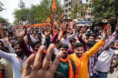Despite No Permission, Large Group Takes Out March on Ram Navami in Delhi’s Jahangirpuri, Police Ups Security